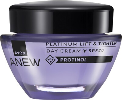 NEW Avon Anew Platinum Lift & Tighten Day Cream with Protinol SPF 20 1.7oz /50ml