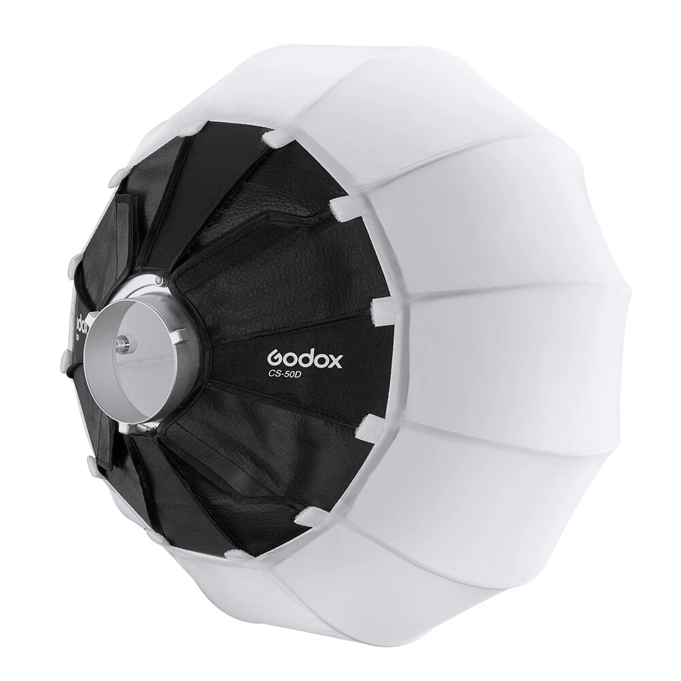 Softbox plegable linterna Godox CS-50D 50 cm EE. UU. para flash de estudio Bowens Mount Foto 2 de 4