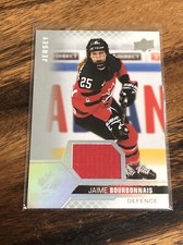 JAIME BOURBONNAIS 2022 TEAM CANADA WOMEN'S #55 Game Used JERSEY