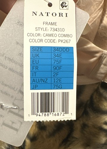 Natori Frame Full Fit Underwire Bra Cameo Rose 34DDD 😃😃 - Picture 5 of 5