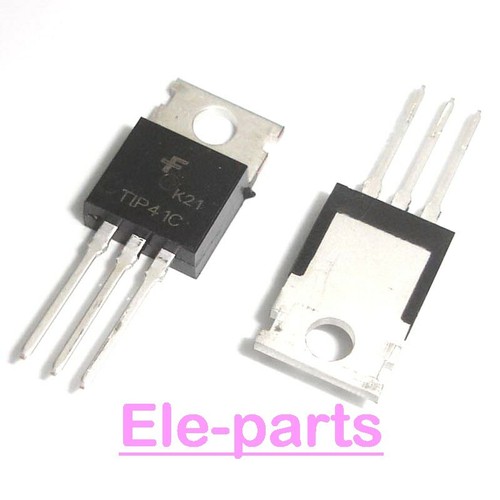 100 PCS TIP41C TO-220 TIP41 NPN Silicon Power Transistor Chip - Picture 1 of 1