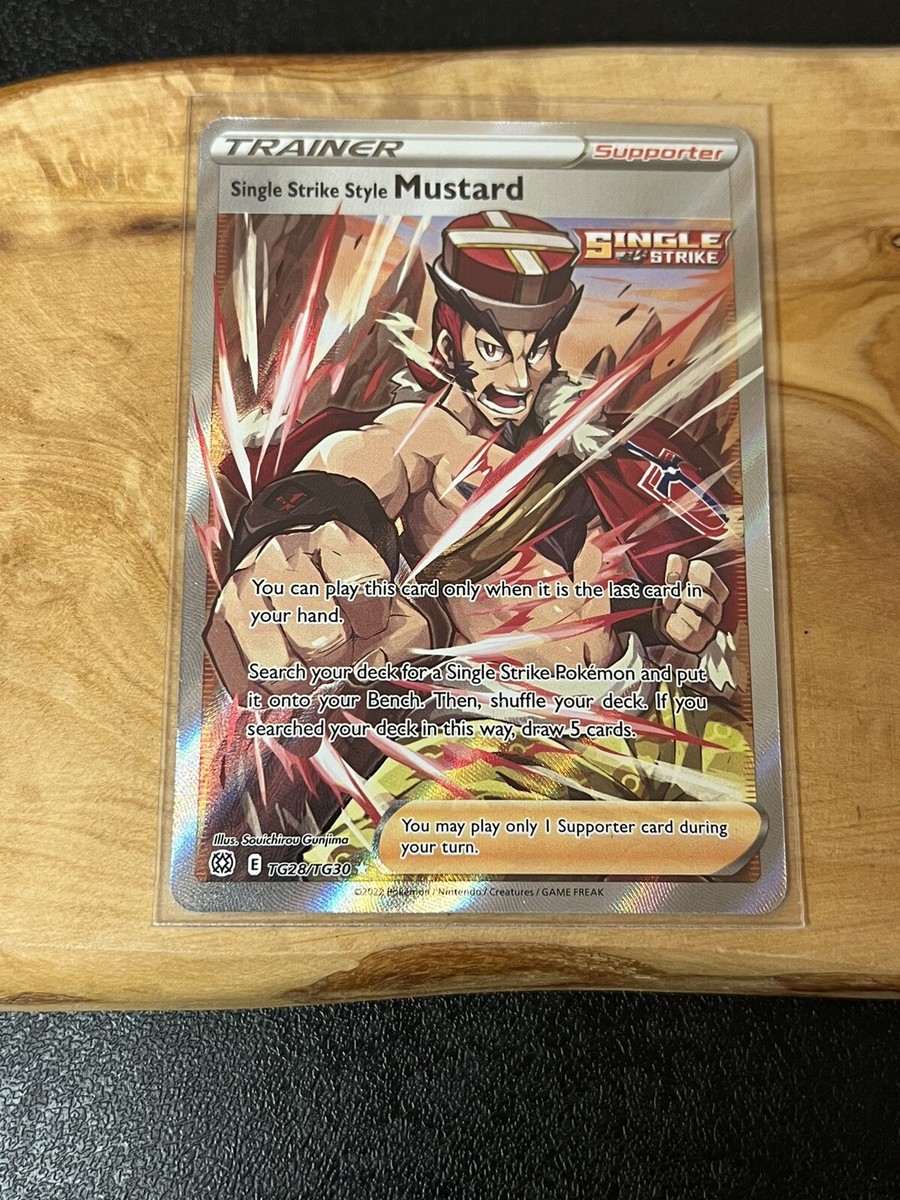Pokemon Single Strike Style Mustard Brilliant Stars Full Art