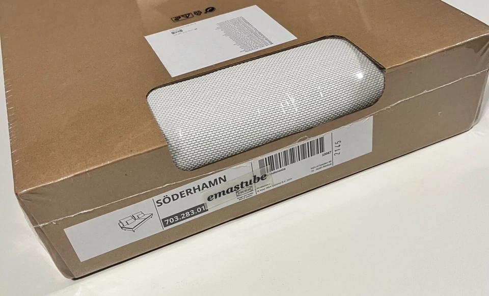 IKEA Söderhamn Bezug für 3-er Sitzelement Sofa Finnsta weiß 703.283.01 NEU OVP - Bild 4 von 4