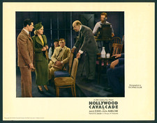CARTE ORIGINALE LOBBY "HOLLYWOOD CAVALCADE" DON AMECHE ALICE FAYE ERWIN FN/VF 1939
