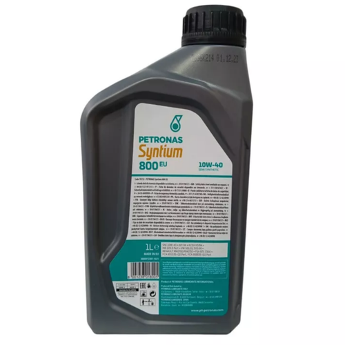 2 Litri Olio Motore Petronas Syntium 800 EU 10W40 Semi Synthetic API SN ACEA A3 - Foto 3 di 5