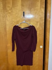 Women’s Fashion Nova Dress  Medium Maroon Form Fitted
