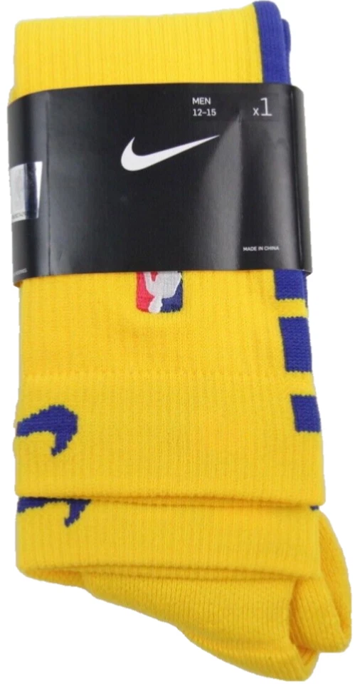 Calcetines hasta la rodilla Golden State Warriors NBA Authentics Nike Dri-Fit XL para hombre PSK651 729 Foto 4 de 4