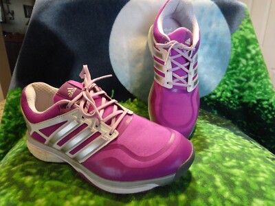Adidas Adipower Boost Purple/Silver Womens Golf Shoes Size USA Very Nice  BOOST