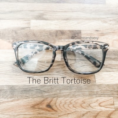 Blue Light Blocking Glasses NEW The Britt Tortoise