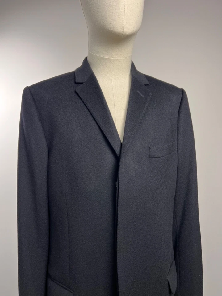 Abrigo Martini DOLCE & GABBANA para Hombres Abrigo Negro Lana Cachemira Talla EU 50 US 40 Foto 2 de 4