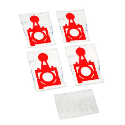 Vacuum Cleaner Dust Bag Set ZMB03K WORWO (4 pcs) Compatible with Zelmer  Bosch