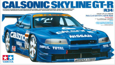 TAMIYA 1/24 Sports Car Series No.219 Calsonic Skyline GT-R