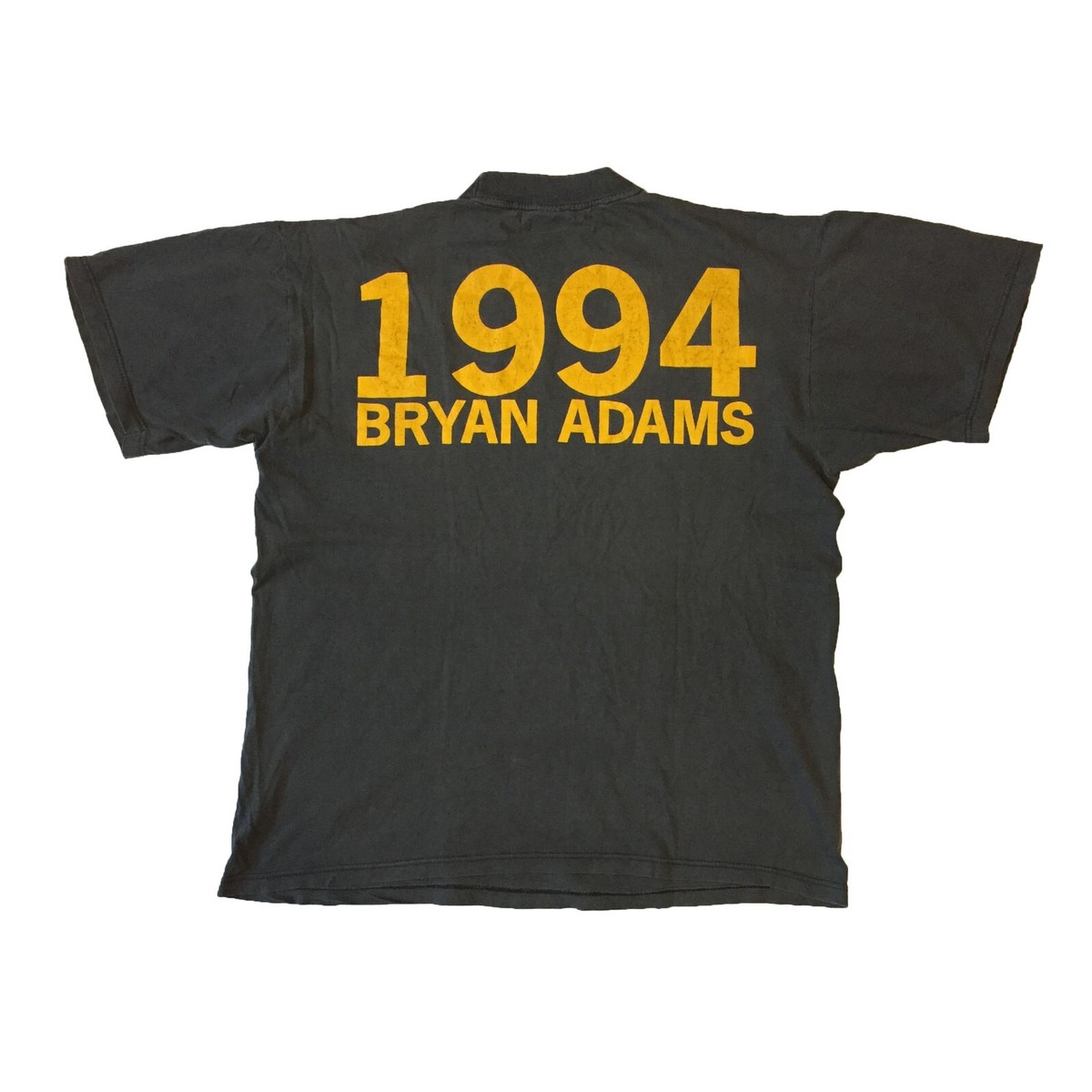 Vintage 1994 Bryan Adams T-shirt Pop Soft Rock Band Faded Grey Tee