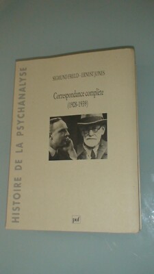 S.FREUD - E.JONES - KORRESPONDENZ KOMPLETT 1908 - 1937 - PUF - 1998 - SEHR GUTER ZUSTAND