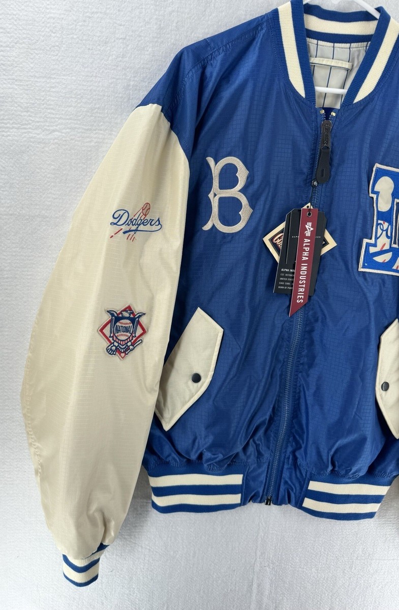 LA Brooklyn Dodgers NEW ERA X Alpha Industries Jacket M-Reversible