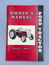 1954 FORD TRACTOR Model NAA Owners Manual Farm Advertising BIRMINGHAM Michigan