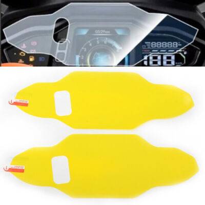 2x Speedometer Screen Film Scratch Clear Protector Sticker Fit SYM MAXSYM TL500