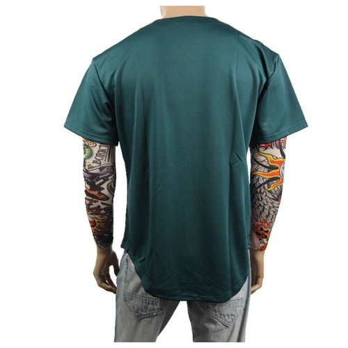 Mens Baseball Jersey Raglan Stripe Sports Uniform Team Hipster Tee Casual S-3X - 第 44/155 張圖片