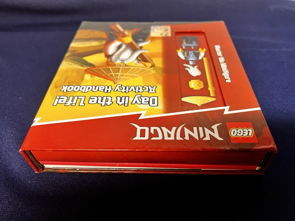 $PRICE DROP$ LEGO NINJAGO  Activity Handbook Exclusive Wu Mini Figure Sealed - Image 3 of 4