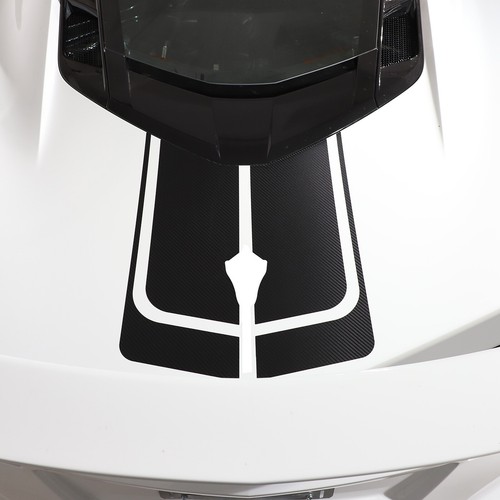 Roof Racing Stripes Overlay Graphic Decal Vinyl Fit For Corvette C8 2020-2024 - Picture 7 of 16
