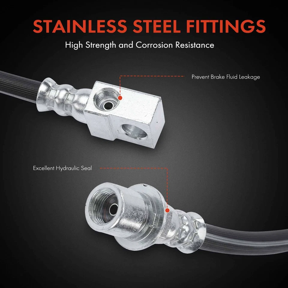 Тормозной гидравлический шланг для Chevy C10 P10 K10 Blazer Buick Pontiac старый задний центр - Изображение 4 из 4