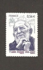 FRANCE 2010  Autoadhésif n° 389 ABBE PIERRE   Neuf** LUXE