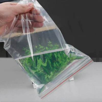 DIY-24H Bolsa de cierre a presión LDPE bolsa de película bolsa con cremallera 45my bolsa de cierre agujero