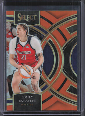 2024 Panini Select WNBA #173 Emily Engstler Orange Prizm #/125 Mystic RG12