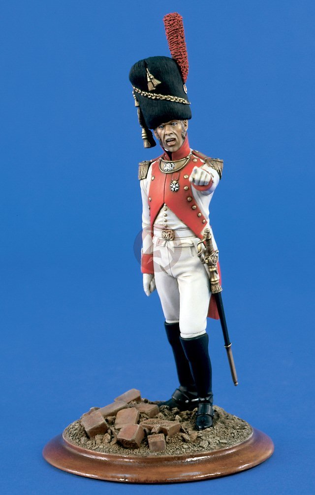 Verlinden 120mm (1/16) Dutch Grenadier Officer (Napoleonic era