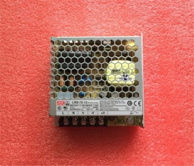 1Pc Meanwell LRS-75-12 75W Enclosed Low Profile Single Output Switching Suppl yg