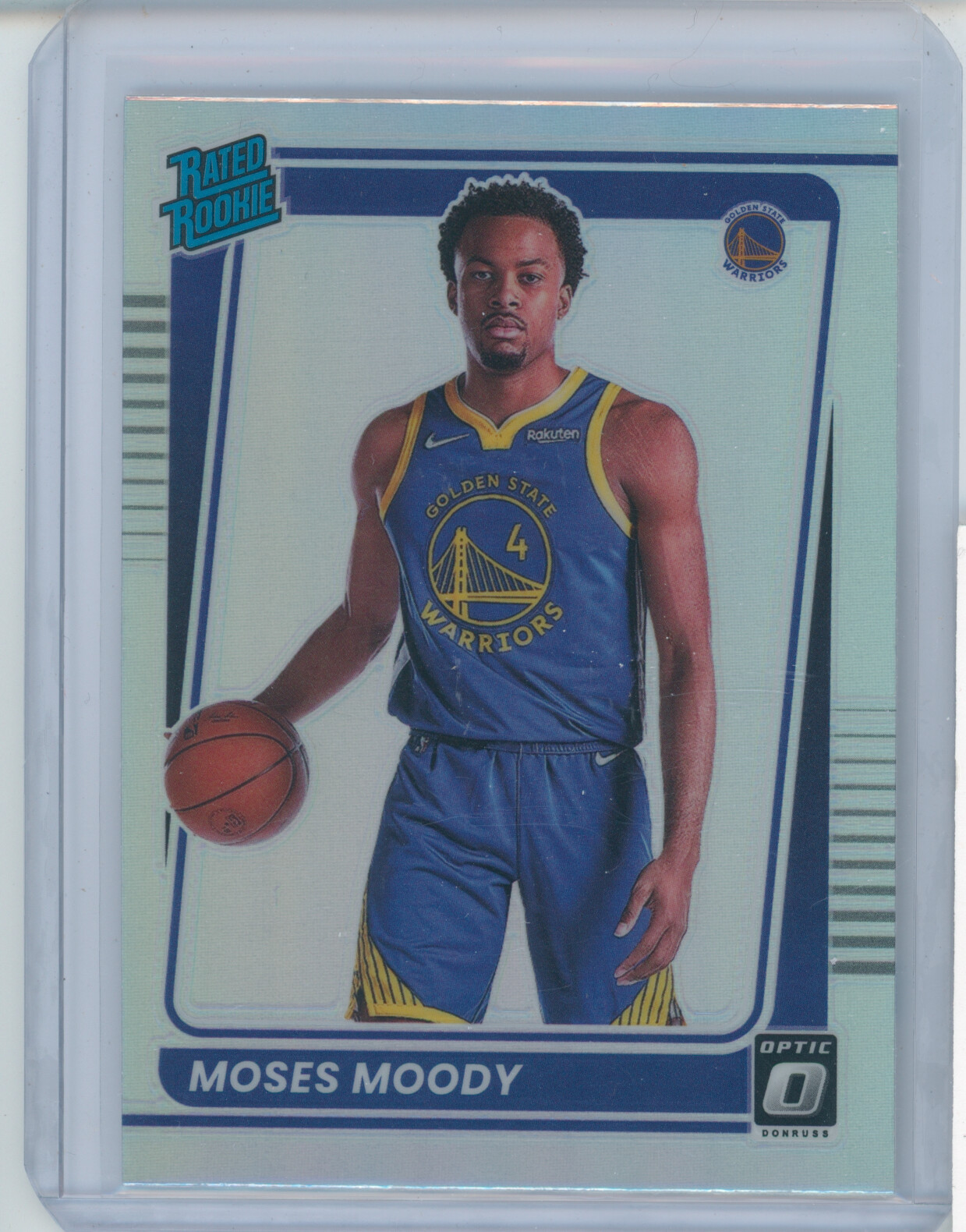 2021-22 Donruss Optic #184 Moses Moody Holo RC