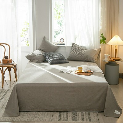 1pc Cotton and linen yarn-dyed printing sheets Soft Bedding Luxury Bedding Cover
