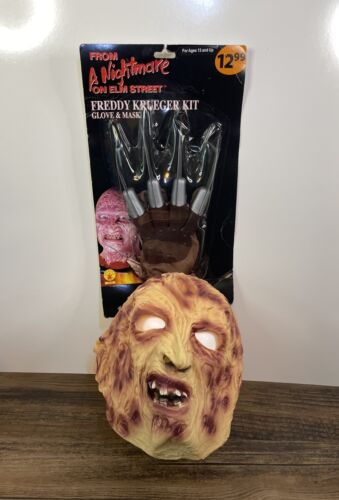 Nightmare On Elm Street Freddy Krueger Glove & Mask Set Rubies Horror Costume
