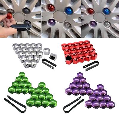 20x Black Car Wheel Nut Lug Dust Cap Protector Cover Tyre Bolt Hub 20x Black Car Wheel Nut Lug Dust Cap Protector Cover Tyre Bolt Hub