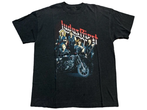 JUDAS PRIEST Ram It Down TOUR T-SHIRT BLACK Soft Me 1980s vintage concert t-shirt, vintage, size M, single stitch, B+ condition