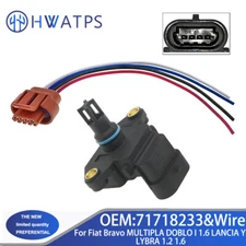 71718233 Manifold Air Pressure MAP Sensor&Wire For Fiat Bravo MULTIPLA DOBLO 1.6