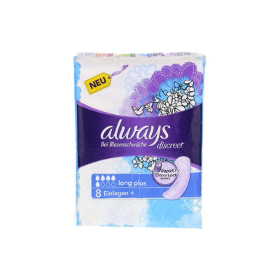 Protèges-slips Always Discret Long Plus - Forte Protection - Lot De 16 - Neuf