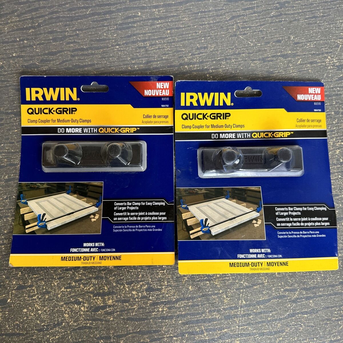 IRWIN QUICK-GRIP Medium-Duty Clamp Coupler IRWIN QUICK-GRIP Medium-Duty Clamp Coupler
