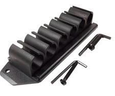 SHOTGUN SIDE SADDLE 6 SHELL QUICK DETATCH HOLDER CARRIER FOR REMINGTON 870 12GA 