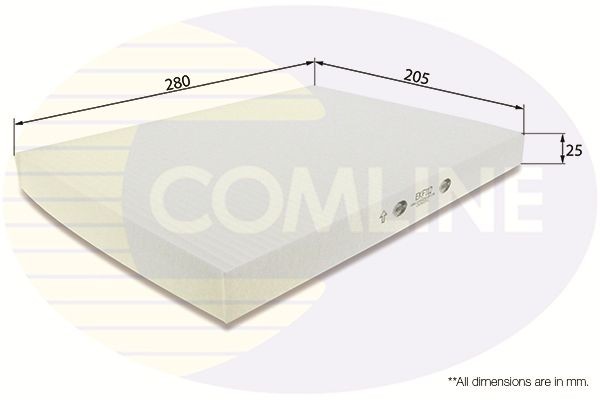 Cabin Air Filter Fits Audi A3 TT Seat Arosa Cordoba Inca Skoda VW COMLINE EKF112