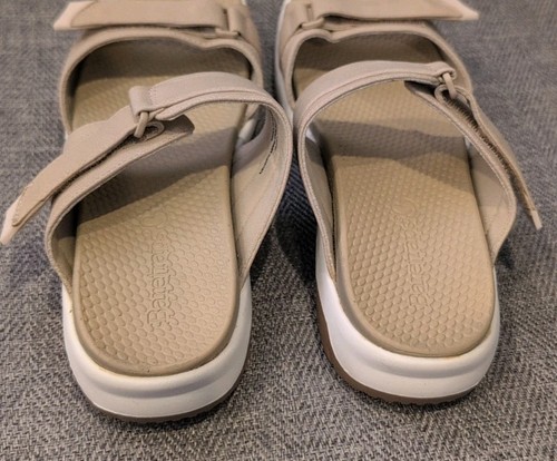 Sandalias Baretraps para mujer talla 8M Leella beige sin cordones cierre de gancho nuevas - Imagen 3 de 6