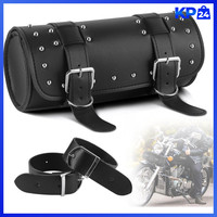 Motorrad Satteltasche Werkzeugtasche Wasserdicht Schwarz PU Leder Aufbewahrung