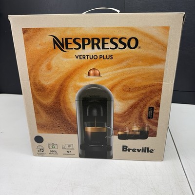 Delonghi Nespresso VERTUO PLUS Espresso Coffee Machine Gray New