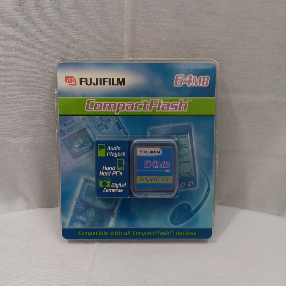 Fujifilm 64MB Compact Flash Memory Card for Digital Cameras etc. NEW - Image 2 of 3