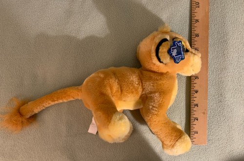 Vintage Applause Lion King Baby Simba Beanbag Plush 9-Inch Disney - Picture 9 of 9