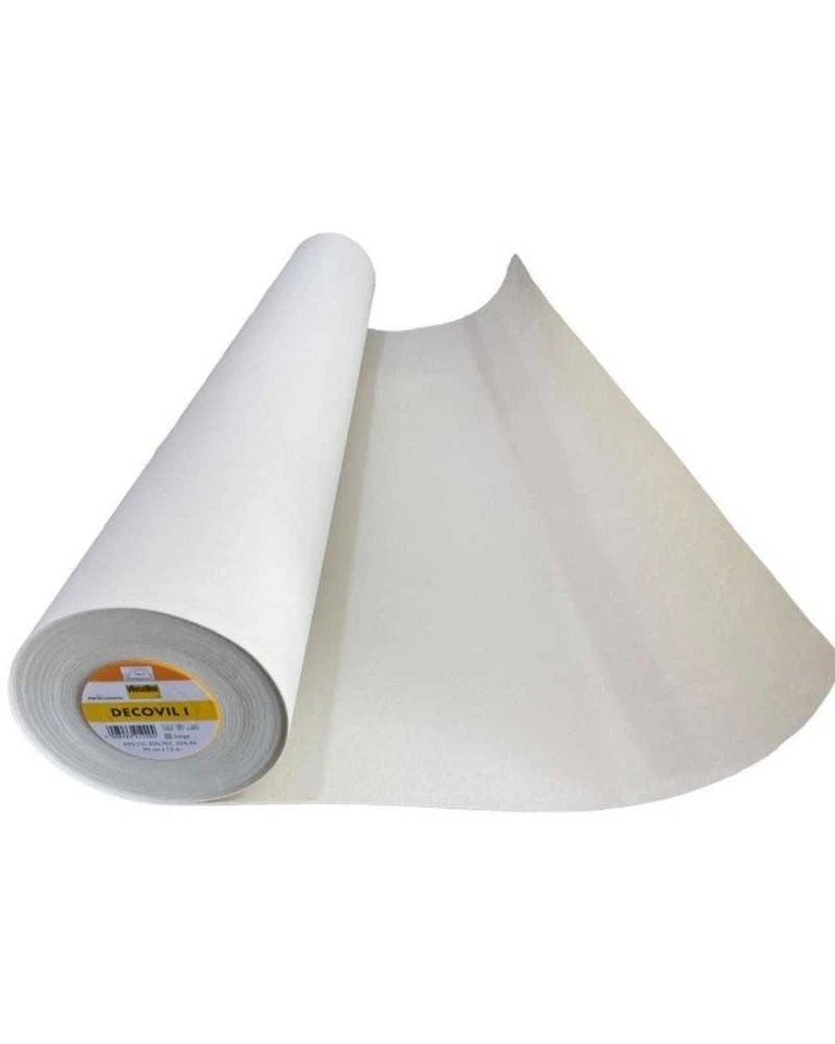 30 Cm Tessuto Interfodera Decovil Stirabile Stabilizzatore Termoadesivo Alto 90  - Immagine 2 di 4