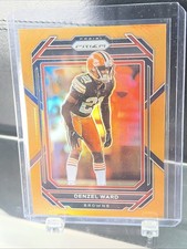 2022 Panini Prizm Orange Prizm #73 Denzel Ward /249 COLOR MATCH Cleveland Browns