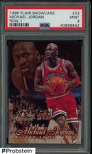 1996-97 Flair Showcase Row 1 #23 Michael Jordan Chicago Bulls HOF PSA 9 MINT