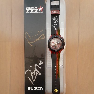 Swatch SUKR100 Rare Terje Hakonsen Nicolas Muller Signed Collector's Watch