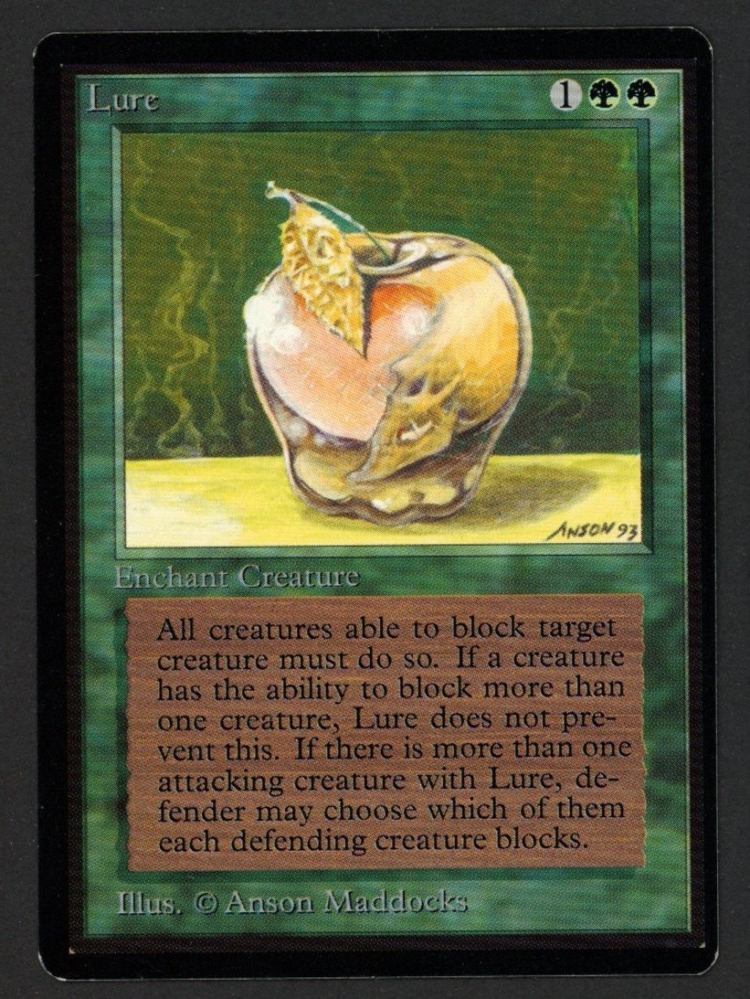 ***Beta Lure (Light Indents)*** MTG Beta Magic Kid Icarus